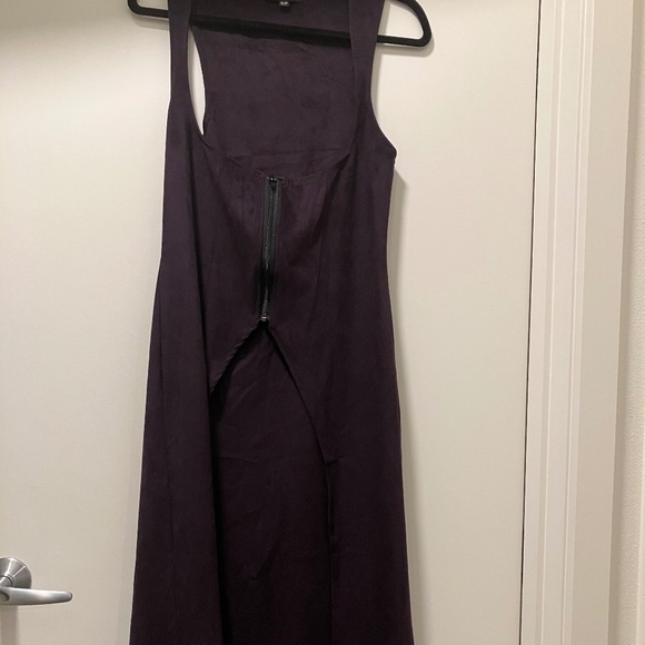 Purple velour vest - Picture 1 of 3